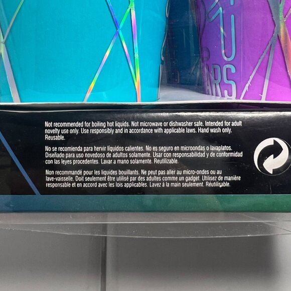 Amscan Iridescent Pink & Blue Finally 21 Birthday Plastic Tumbler Cups 10oz 20Ct - Picture 5 of 6